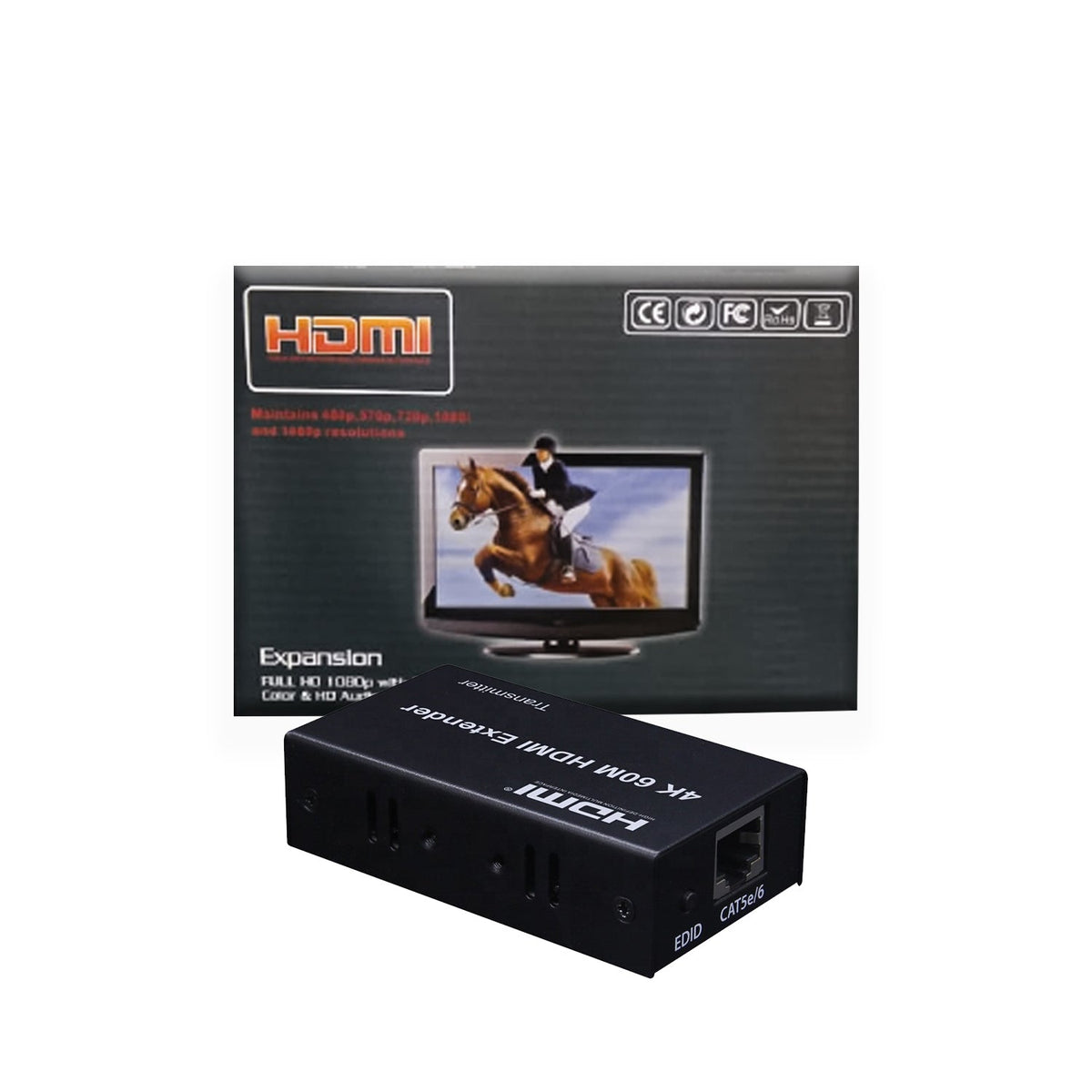 SpeedX HDMI Range Extender over Single LAN – 60m – view 4