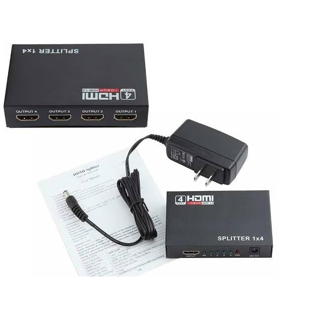 SpeedX SP-HS4 HDMI Splitter – 4 Port, 2K/4K – view 4