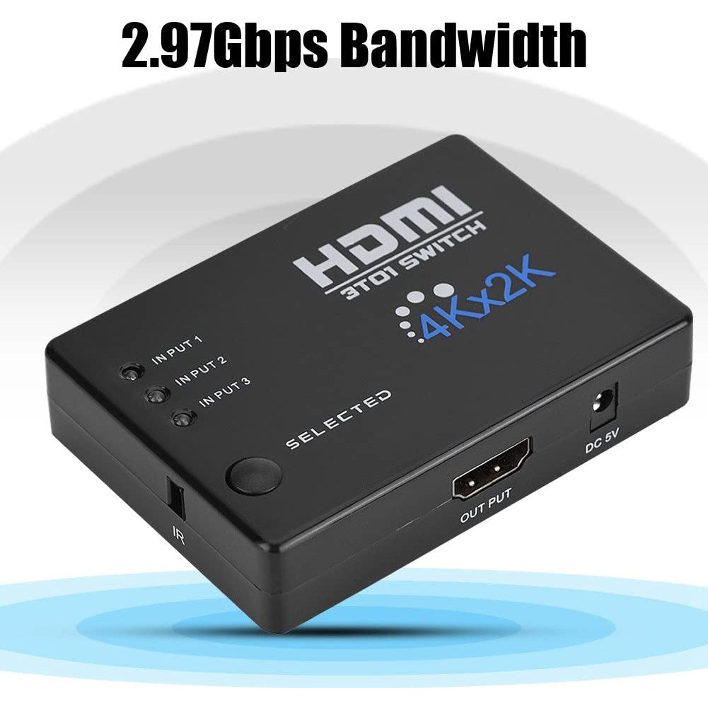 HDMI Switch – 3 Port, 2K/4K – view 4