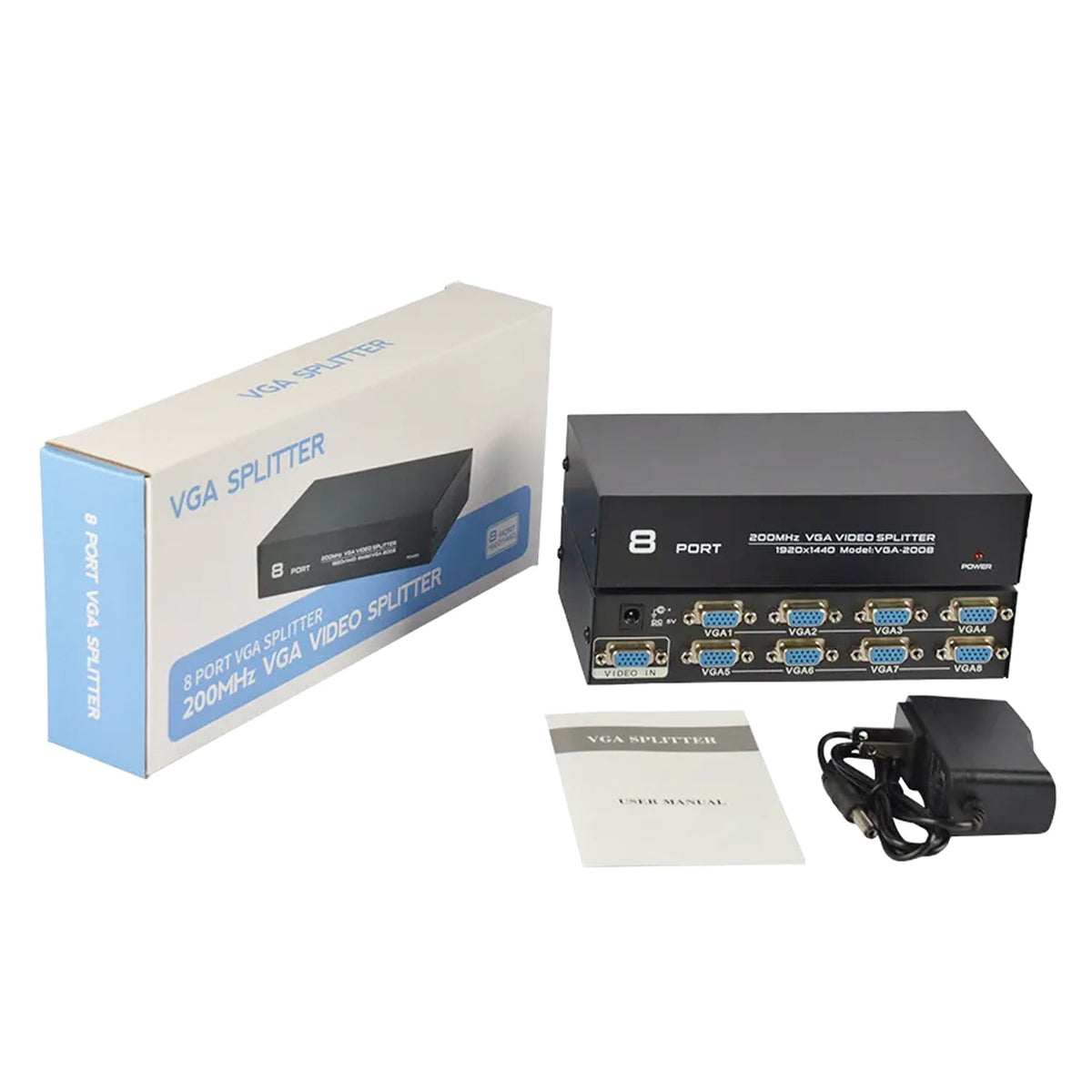 VGA Splitter – 8 Port, 200MHz – view 4