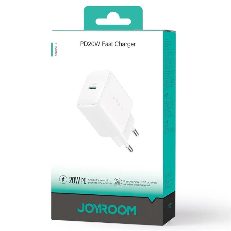 Joyroom JR-TCF20 EU Plug PD 20W Type-C Fast Charger (White) – view 4