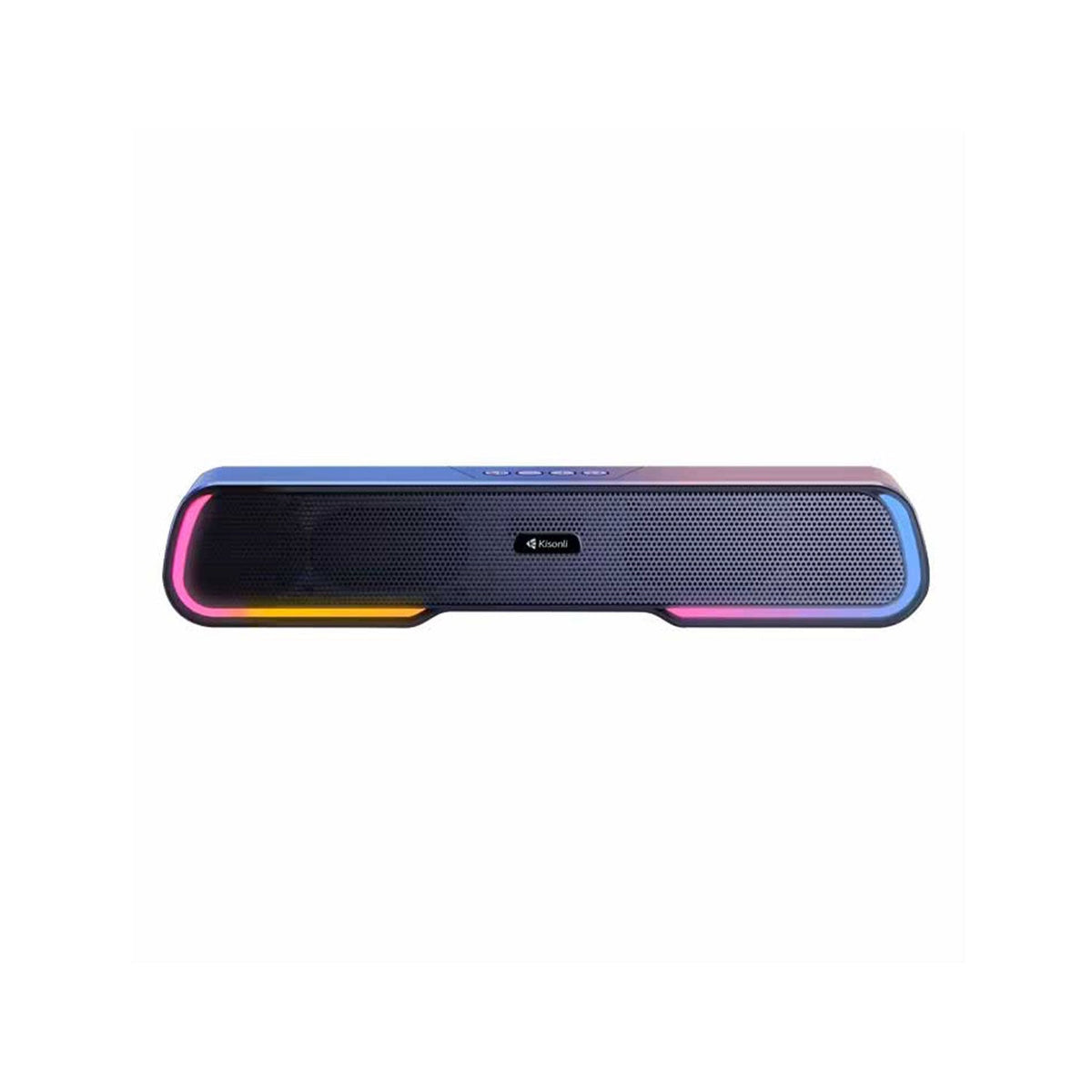 Kisonli LED-913 Sound Bar Bluetooth Gaming Speaker with RGB Light