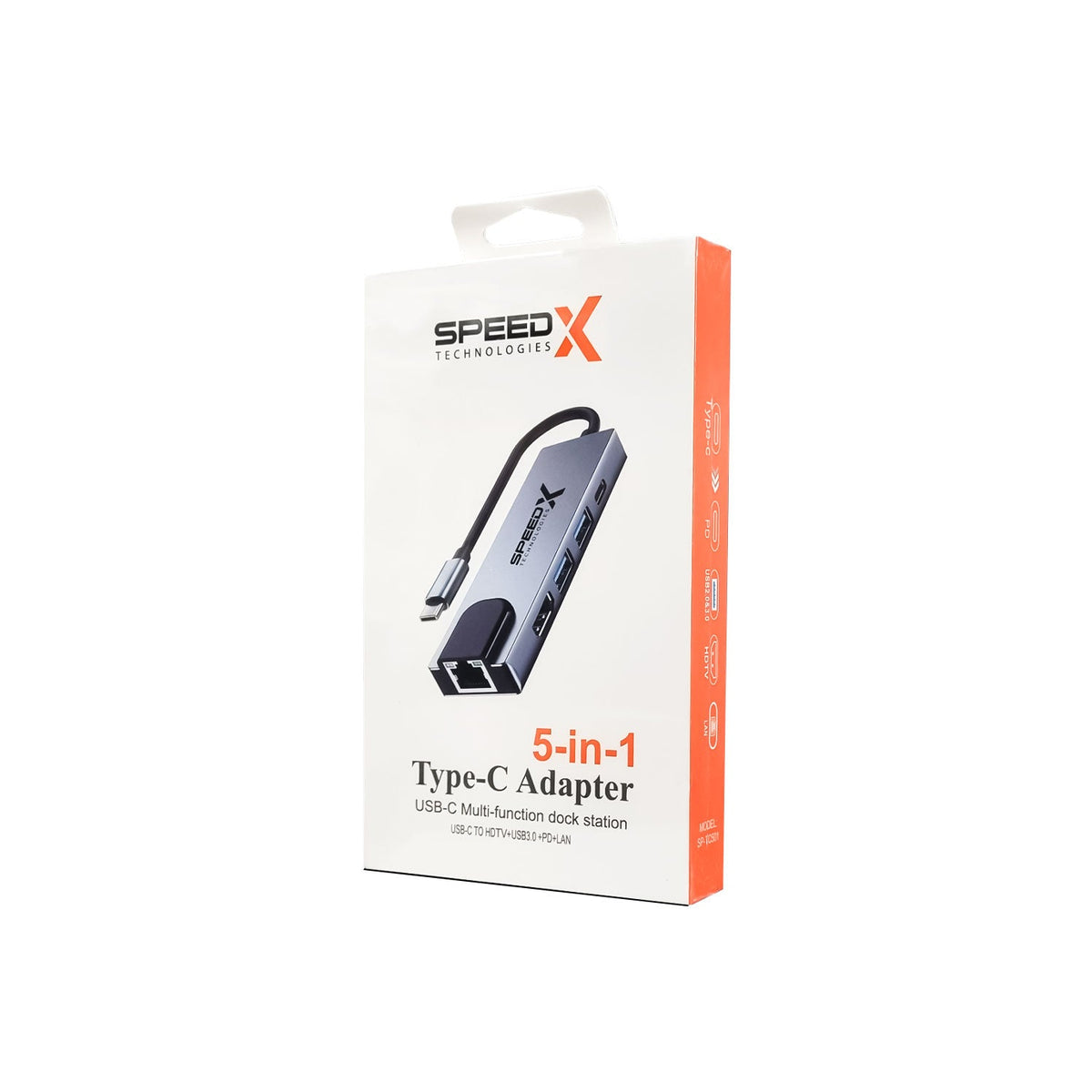 Speedx SP-TC501 5-in-1 Multi-Port Type-C 4K HDMI USB 3.0 Converter – view 4