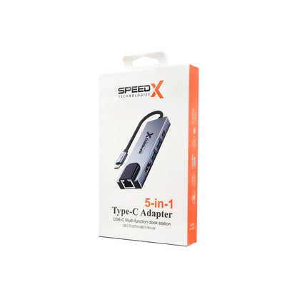 Speedx SP-TC501 5-in-1 Multi-Port Type-C 4K HDMI USB 3.0 Converter – view 4