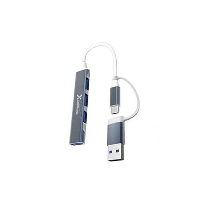 Speedx SP-UTC41 2-in-1 4 Port USB 3.0 Hub