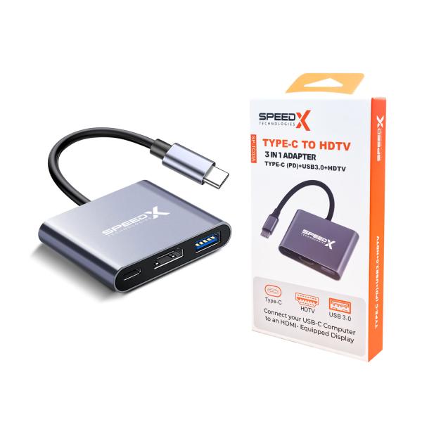 Speed-X SP-TC03A Type-C 3.1 to OTG+HDMI+USB 3.0 – view 4