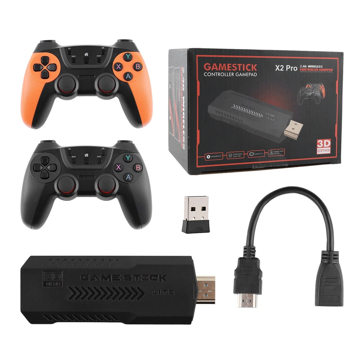 X2 Pro 64GB 4K Retro Game Stick (35000+ Games) – view 4