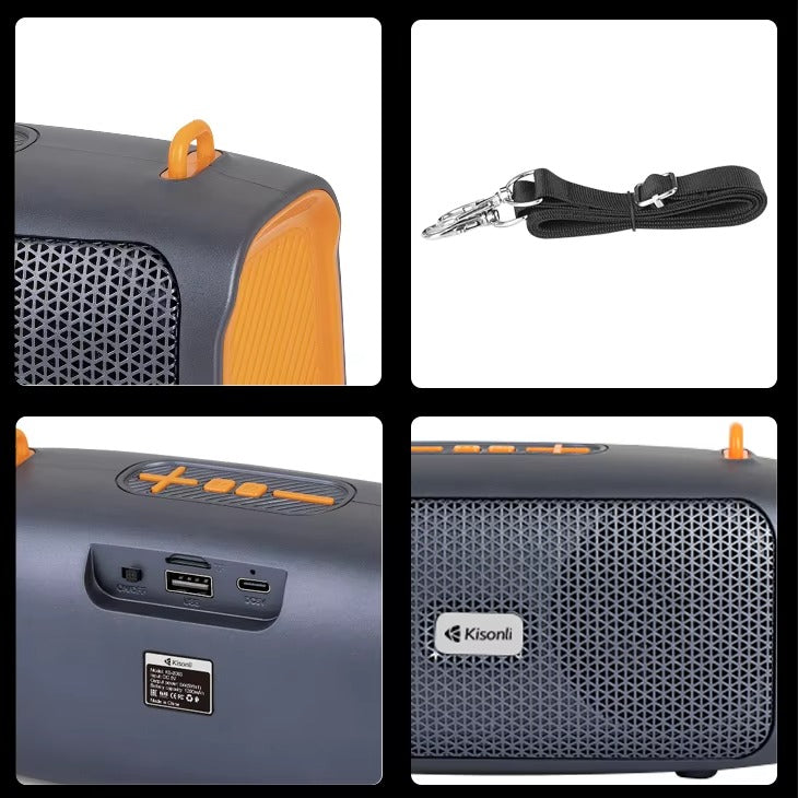 Kisonli KS-2003 Portable Solar Wireless Speaker (5W Outdoor Bluetooth) – view 4