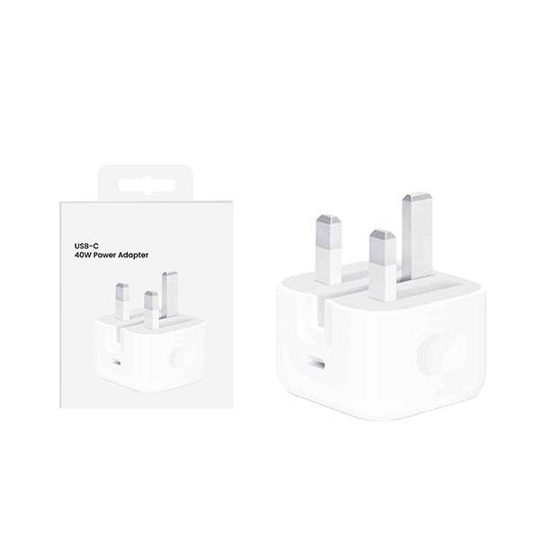 iPhone 17 Pro Max 40w (Original Watt) UK Pin USB-C Power Adapter With NFC – view 4