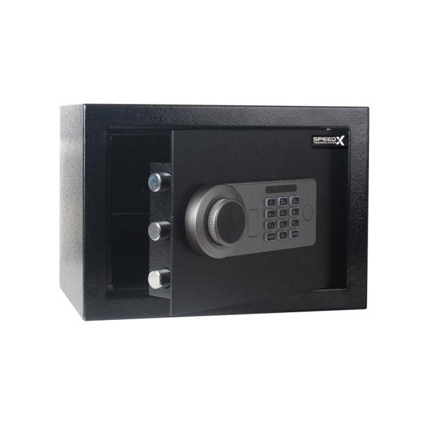 SpeedX SP-SF100 Digital Steel Safe Box with Type-C Backup Power – Home & Office Security Locker