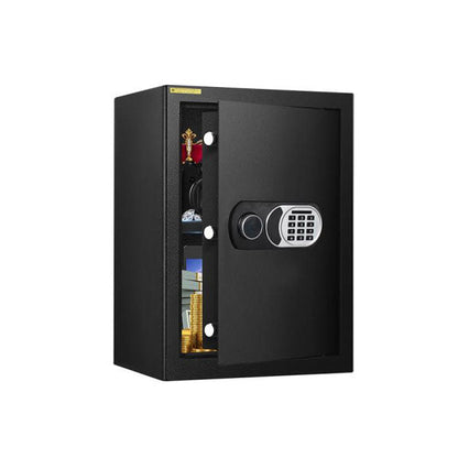 SpeedX SP-SF102 Large Steel Safe with Type-C Emergency Backup – Home & Office Security Box