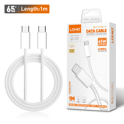 Ldnio LC901C 65W PD 3.2 Type-C To C Fast Charging Data Cable – view 4