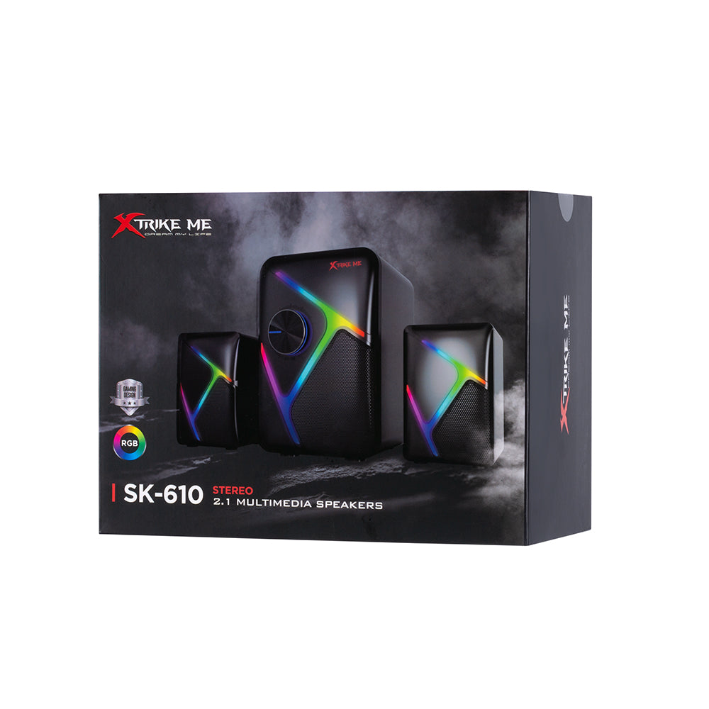 Xtrike Me SK-610 Subwoofer RGB Stereo Wired Gaming Speakers – view 4