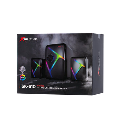 Xtrike Me SK-610 Subwoofer RGB Stereo Wired Gaming Speakers – view 4