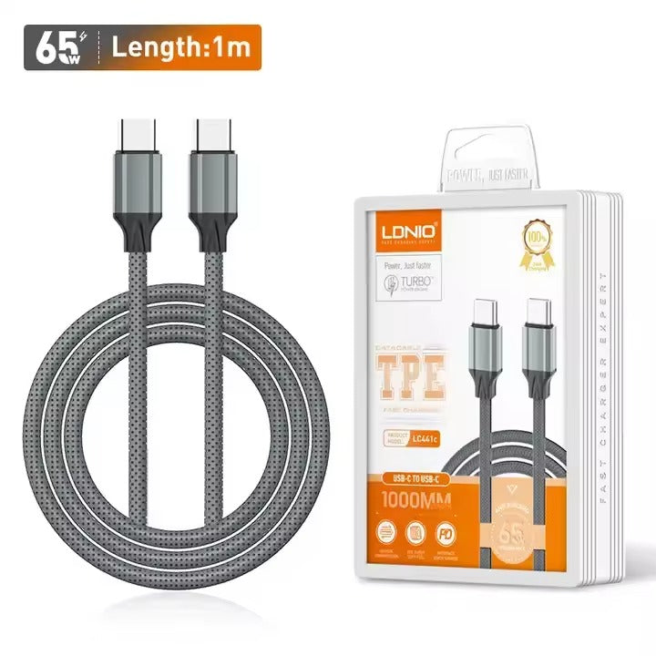 Ldnio LC441C 65W Fast Charging Type-C To Type-C Data Cable – view 4