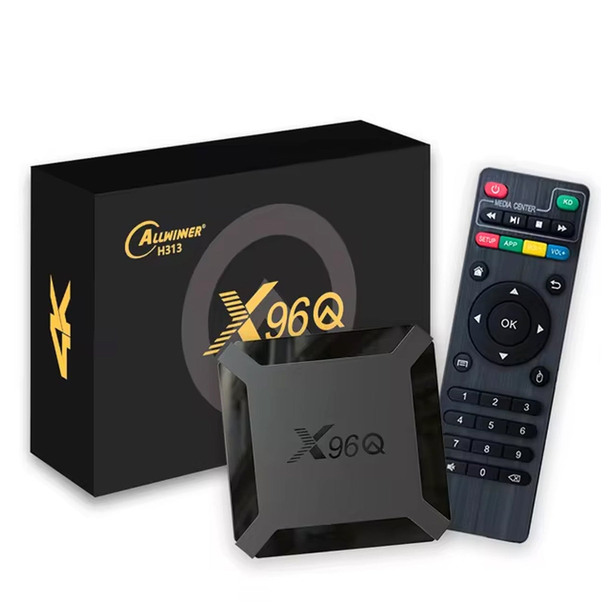 Smart Box X96q Mini Quad Core 2g+16g 4k 60fps Android 10v – view 4