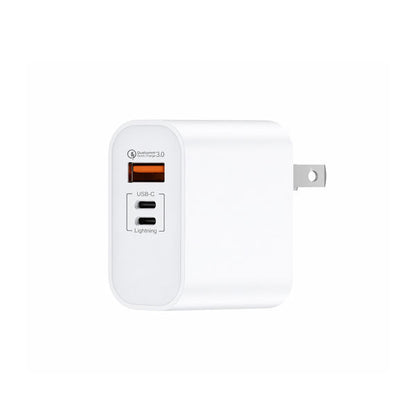 iPhone 16 Pro Max 50w Power Adapter With 3 Ports (USB-A, USB-C or Lightning)