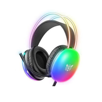 Onikuma X25 Pro RGB Head Beam Gaming Headset (White)