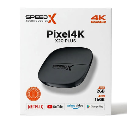 Speedx Pixel4k X20 Plus Allwinner H313 Android 10.0v 4k Smart Tv Box 2gb+16gb Air Mouse With Voice Control – view 4