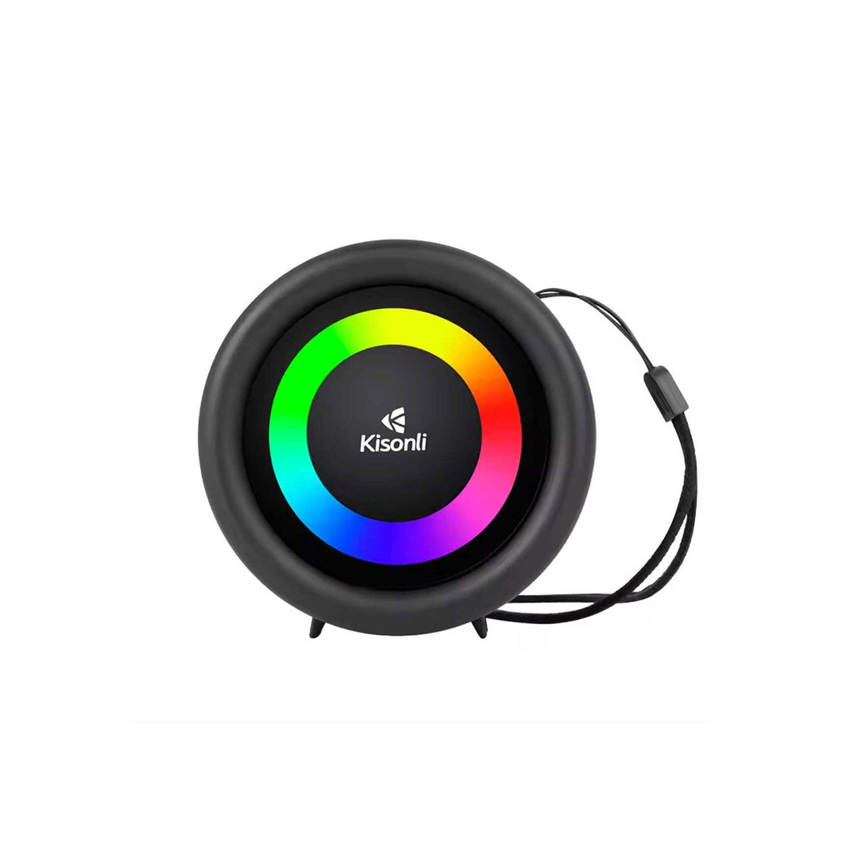Kisonli S16 TWS DJ Portable Mini FM Radio Speaker with Cord Handle