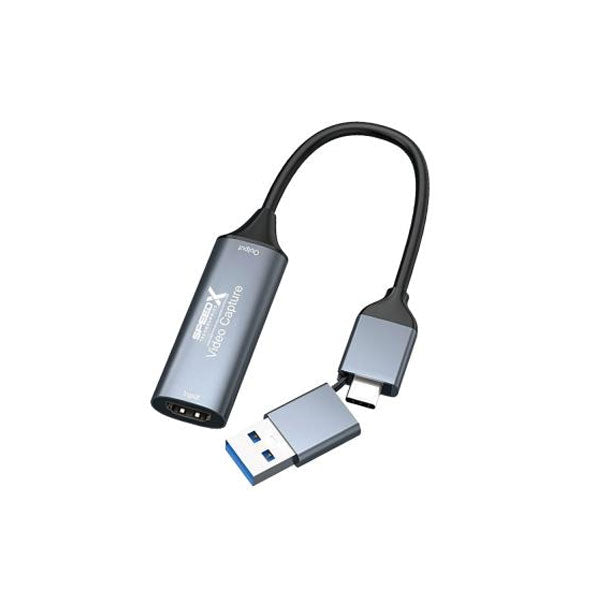 Speedx SP-VC07A Video Capture 2-in-1 USB A/C to HDMI Connector