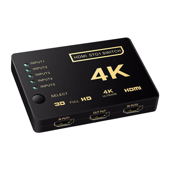 HDMI Switch – 5 Port, 2K/4K