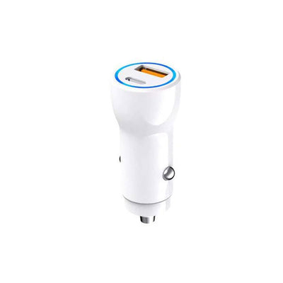Aspor A910 Fast Car Charger QC 3.0 Dual Aluminum Metal 38W PD Portable