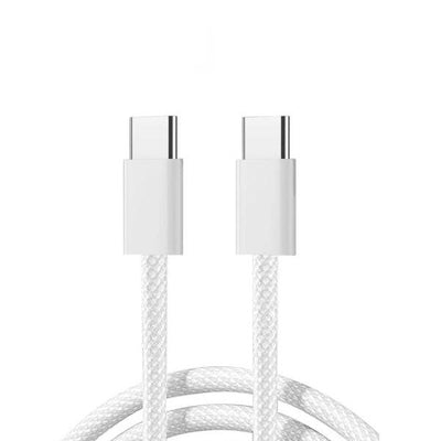 S-A45 Ben Series Braided 60W Fast Charging Data Cable (Type-C To Type-C) 1m White