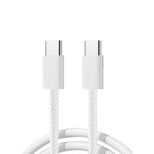 S-A45 Ben Series Braided 60W Fast Charging Data Cable (Type-C To Type-C) 1m White