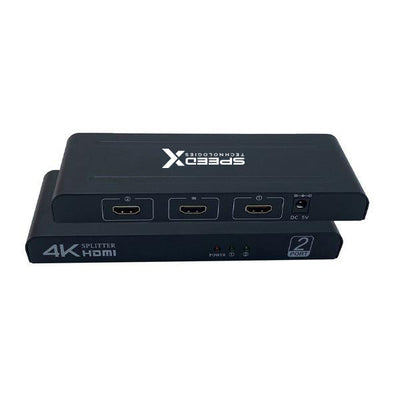 SpeedX FJ102 HDMI Splitter – 2 Port, 4K