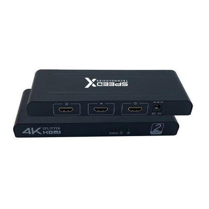 SpeedX FJ102 HDMI Splitter – 2 Port, 4K