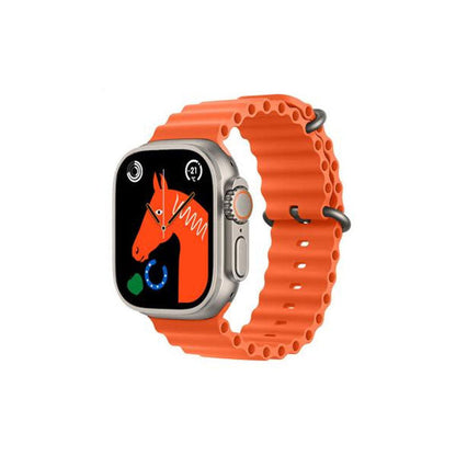 X8 Ultra Smartwatch 49mm with Bluetooth Calling (Orange)