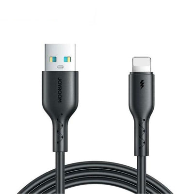 Joyroom SA26-AL3 Flash-Charge Series 3A Fast Charging Data Cable (USB-A To Lightning) 1m Black
