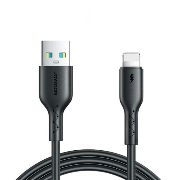 Joyroom SA26-AL3 Flash-Charge Series 3A Fast Charging Data Cable (USB-A To Lightning) 1m Black