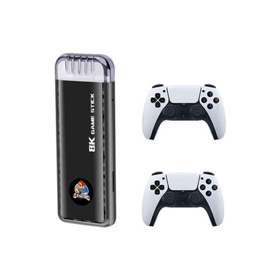 X6 64GB Classic 8K HD TV Game Stick with Wireless Controller (40000+ Games)