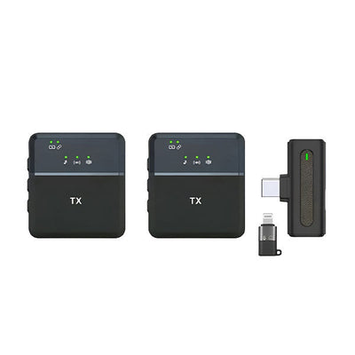 SX8 Type-C/iPhone Dual Professional Lavalier Wireless Microphone