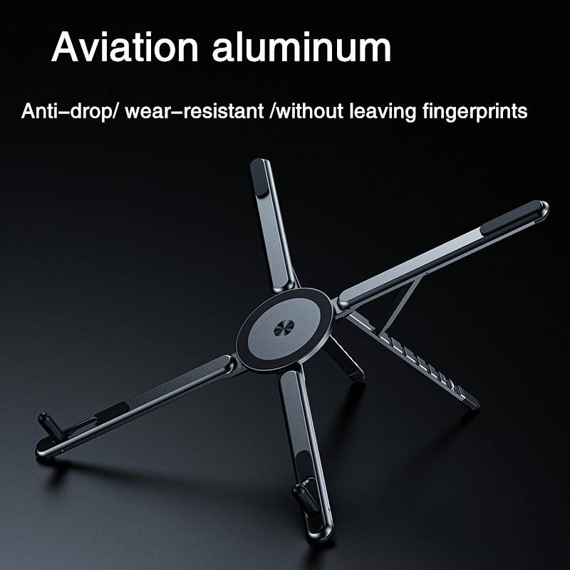 4-in-1 Magnetic Adjustable Ergonomic & Foldable Multi-Angle Laptop Mobile Stand