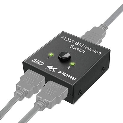 HDMI Bi-Directional Switch & Splitter (2-in-1)