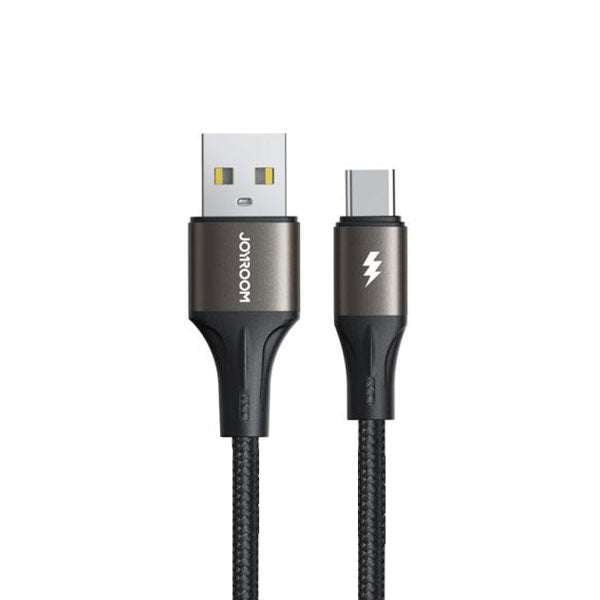 Joyroom S-A25 Light-Speed Series 3A Fast Charging Data Cable (USB-A To Type-C) 1.2m Black