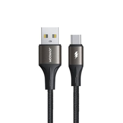 Joyroom S-A25 Light-Speed Series 3A Fast Charging Data Cable (USB-A To Type-C) 1.2m Black