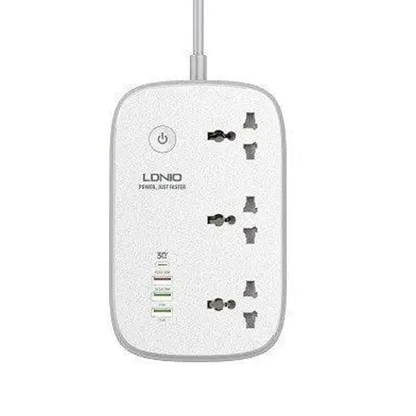 Ldnio SCW3451 2500W WiFi Smart Power Extension (3 Sockets, 1 USB-C + 3 USB-A)