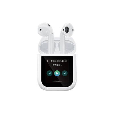 A14 Pro ANC Touch-Display Wireless Earbuds – White