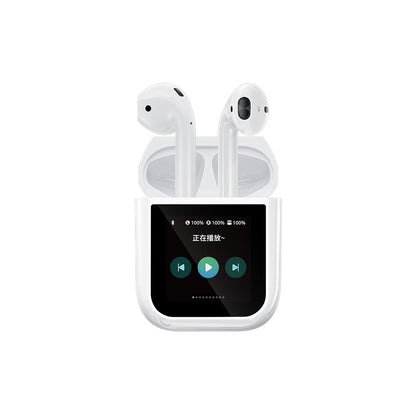 A14 Pro ANC Touch-Display Wireless Earbuds – White