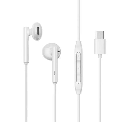 Joyroom EC05 Type-C Half In-Ear Wired Earphones (White)