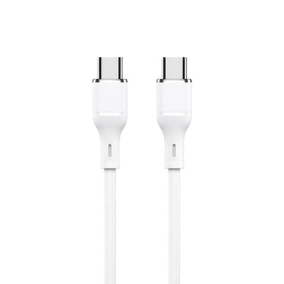 LogiLink Type-C To Type-C Silicone Fast Charging Data Cable 1m White (1 Year Warranty)