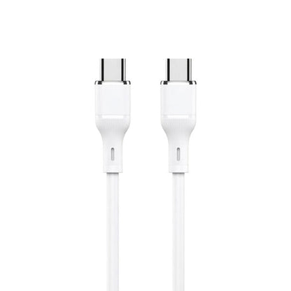 LogiLink Type-C To Type-C Silicone Fast Charging Data Cable 1m White (1 Year Warranty)