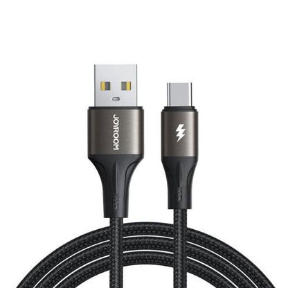 Joyroom S-A25 Light-Speed Series 3A Fast Charging Data Cable (USB-A To Type-C) 2m Black