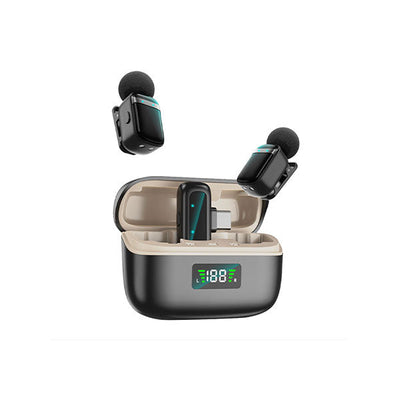 Mini8 RTS Lavalier Metal Condenser Wireless Dual Microphone