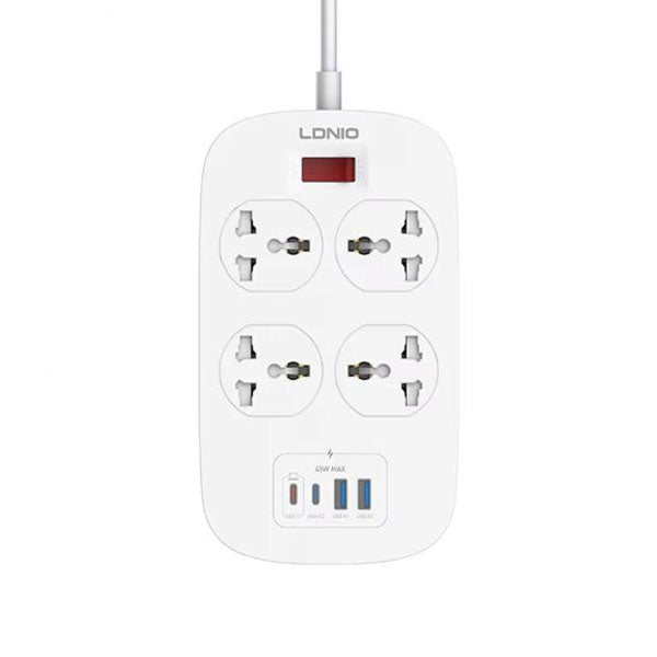 Ldnio SC4407C 2500W Power Extension (4 Sockets, 2 USB-A + 2 USB-C)