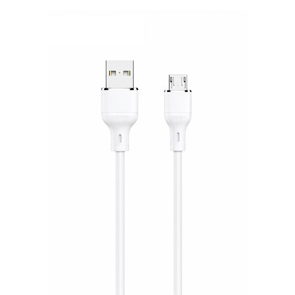 LogiLink USB To Micro Silicone Fast Charging Data Cable 1m White (1 Year Warranty)